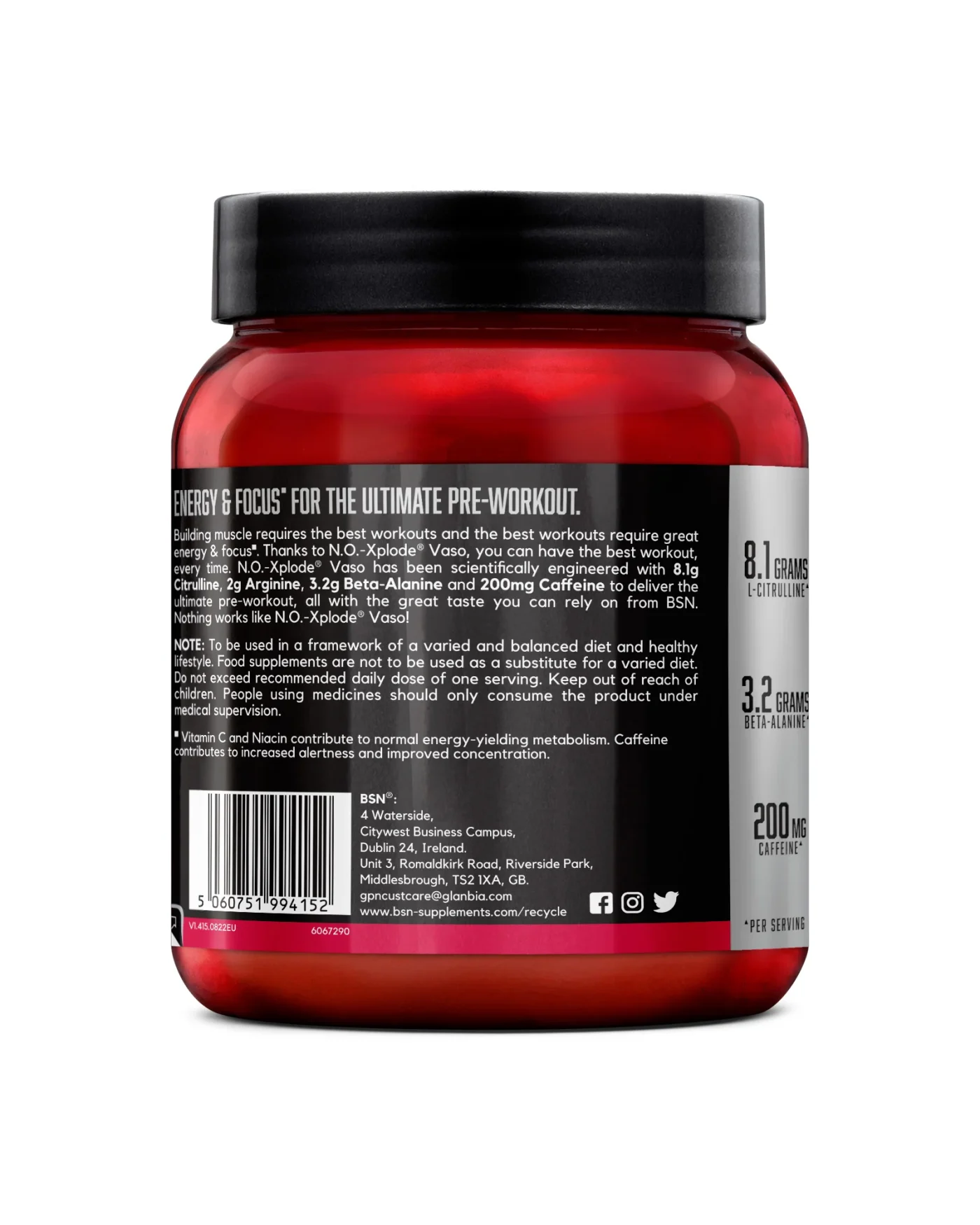 BSN NO-Xplode VASO 420g – Bild 5