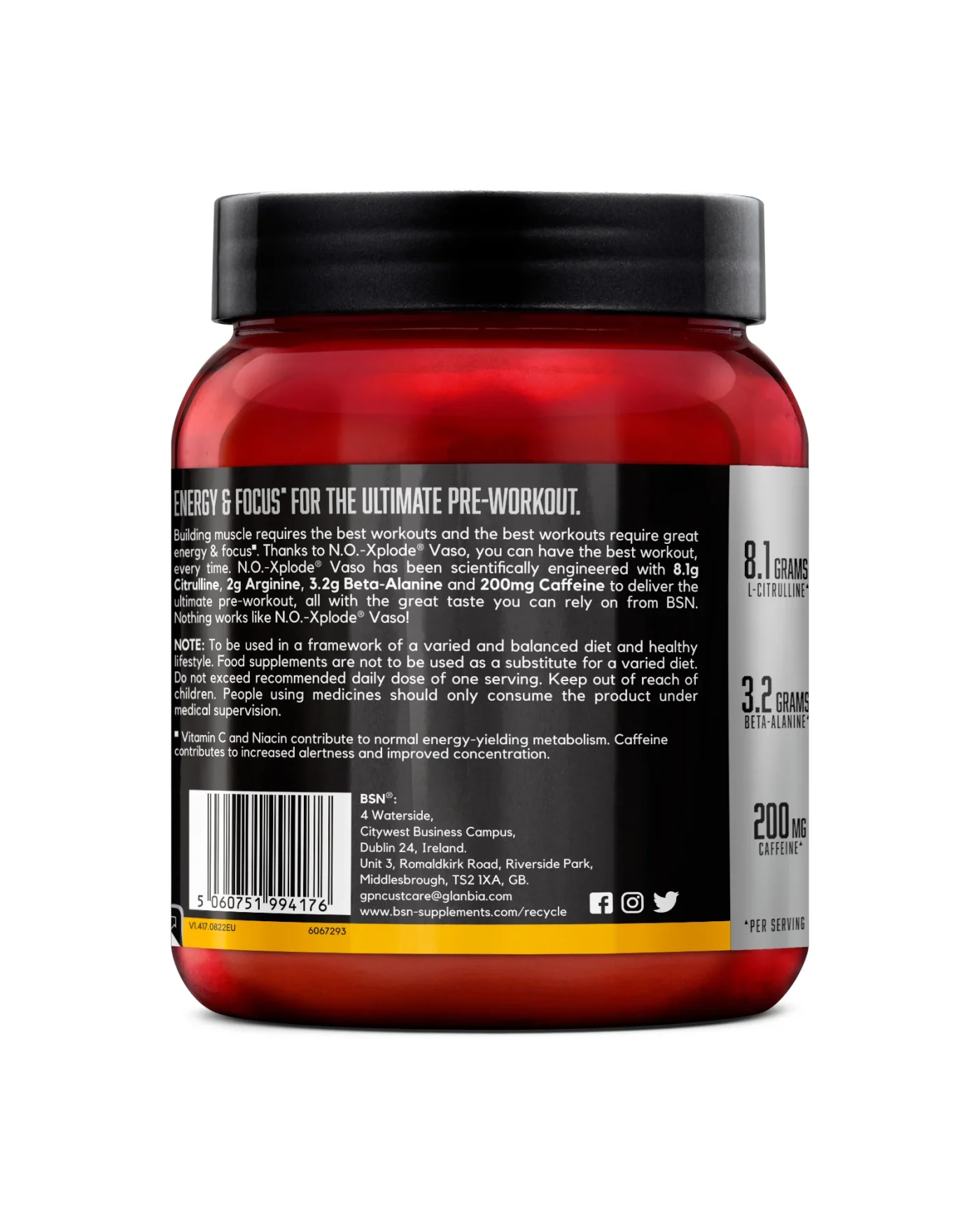 BSN NO-Xplode VASO 420g – Bild 11
