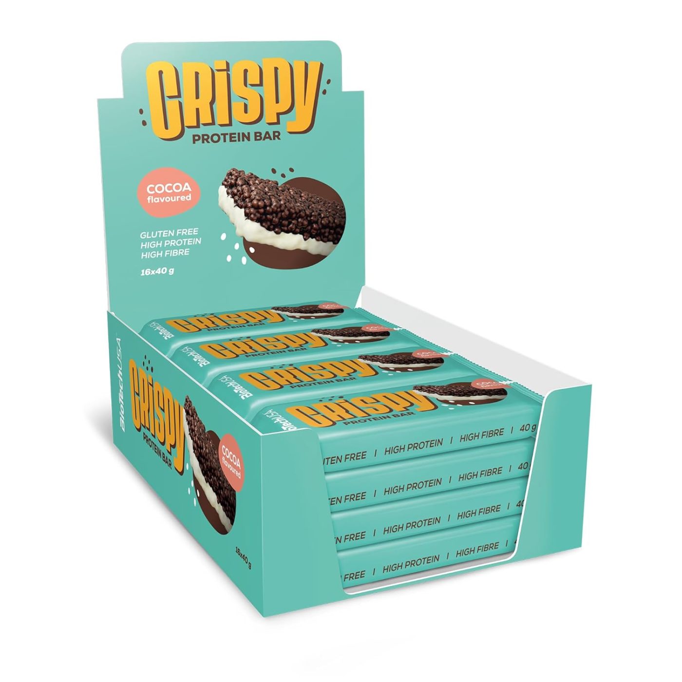 BioTech Crispy Protein Bar 16x40g – Bild 2
