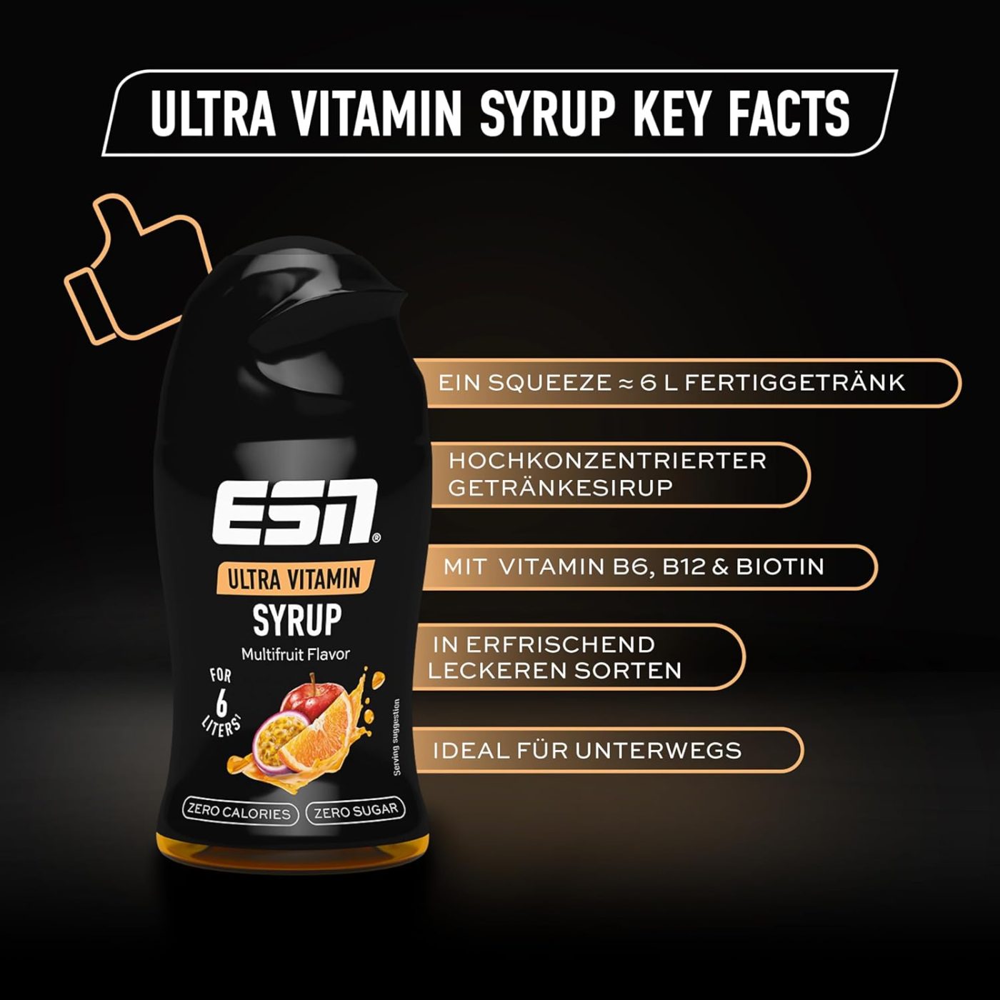 ESN Ultra Vitamin Syrup 65ml – Bild 22