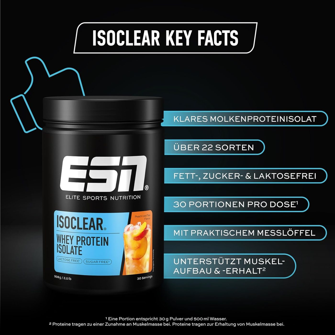 ESN ISOCLEAR Whey Isolate 908g – Bild 17