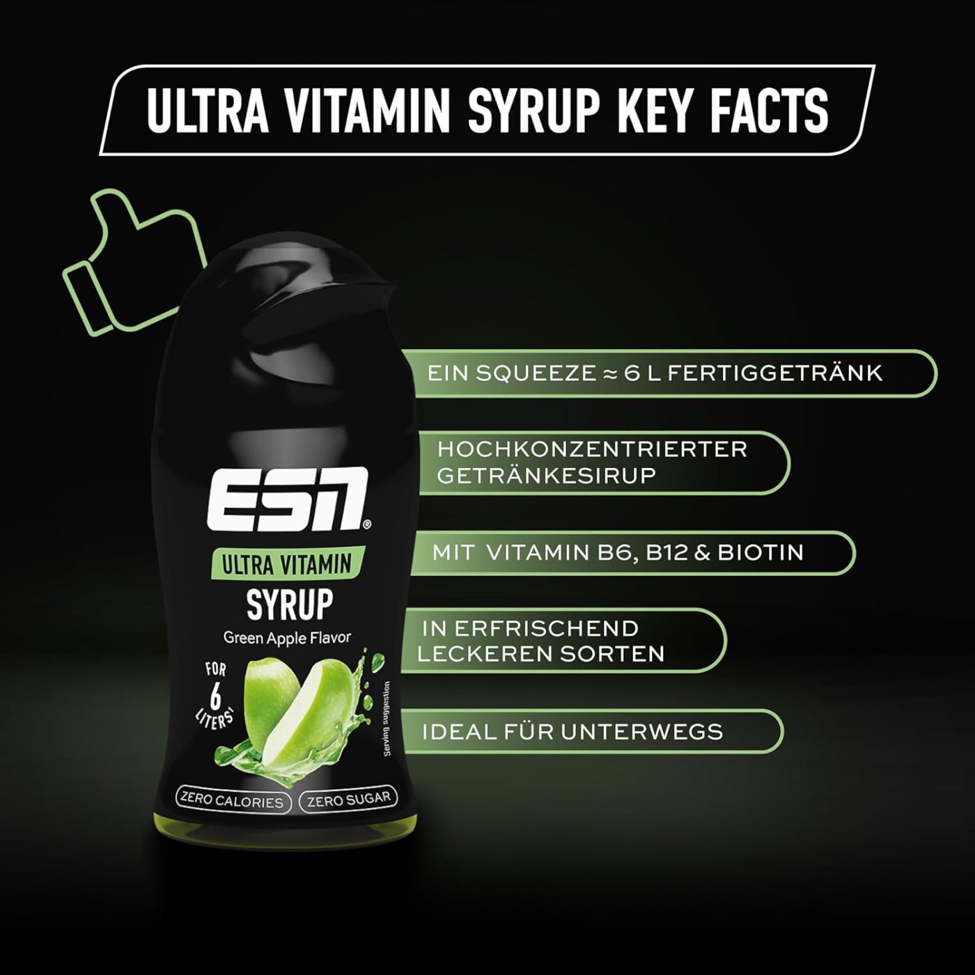 ESN Ultra Vitamin Syrup 65ml – Bild 5