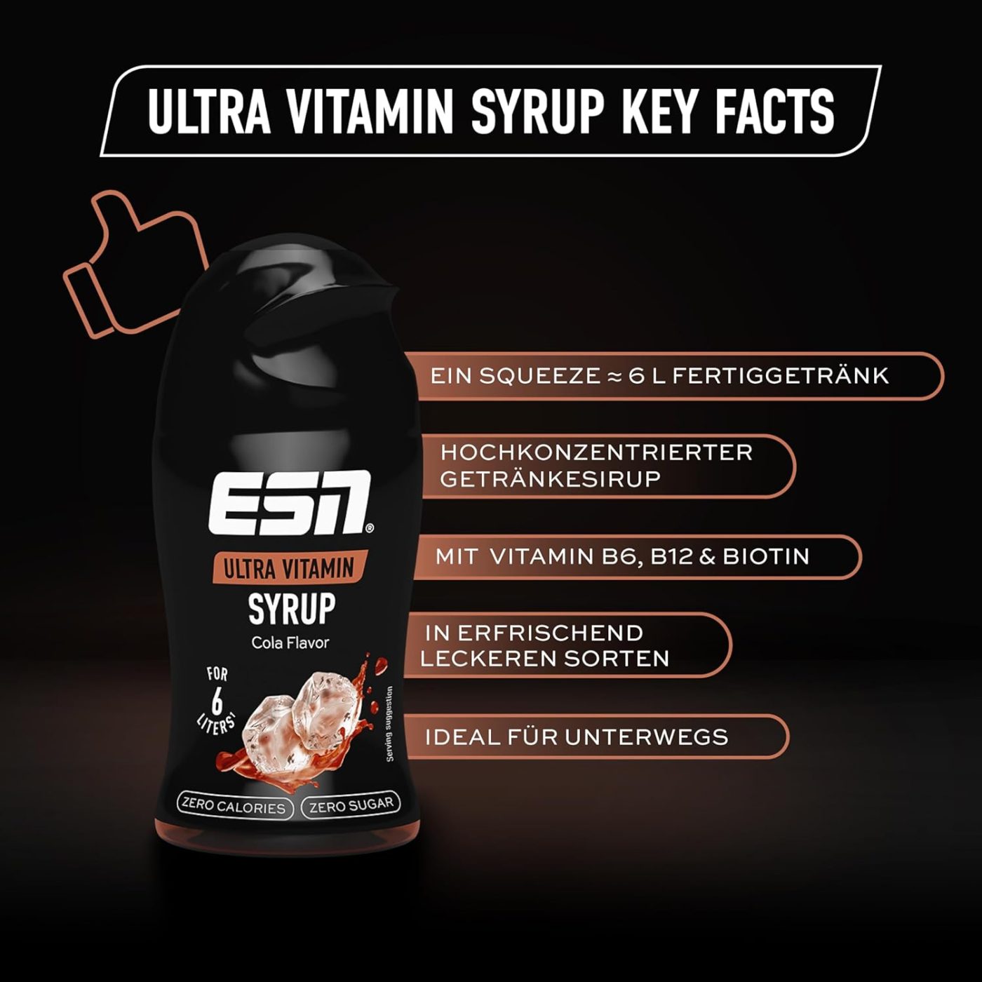 ESN Ultra Vitamin Syrup 65ml – Bild 9