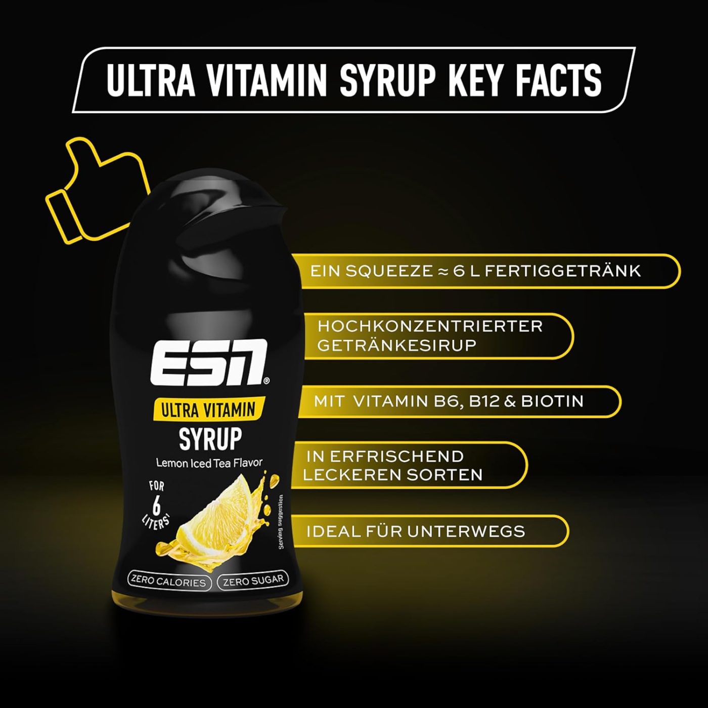 ESN Ultra Vitamin Syrup 65ml – Bild 13