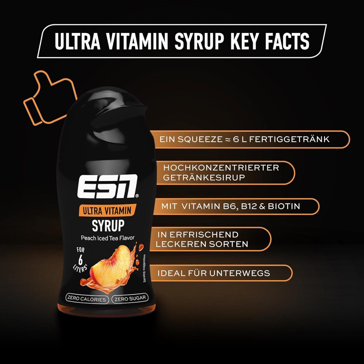 ESN Ultra Vitamin Syrup 65ml – Bild 17